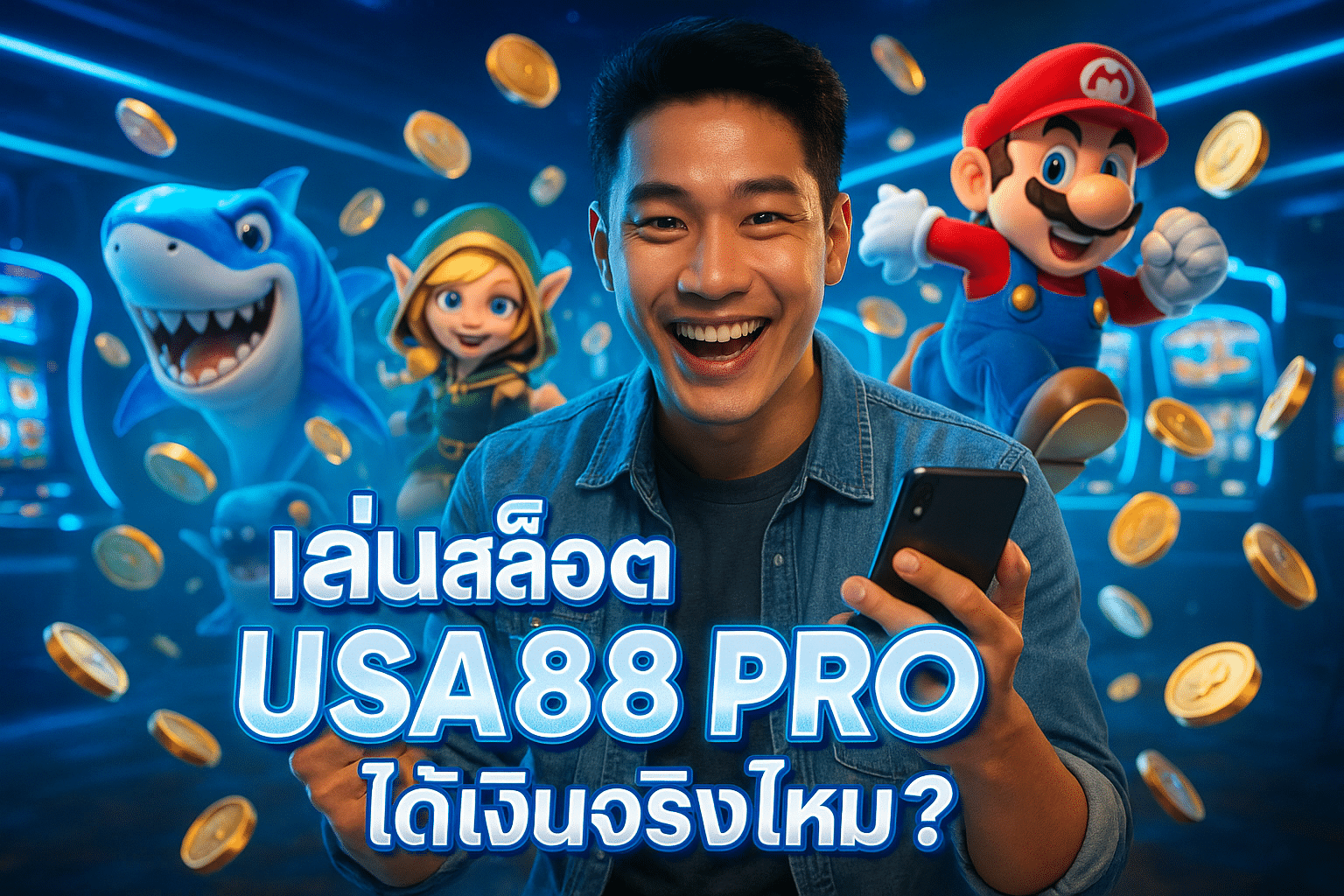 เล่นสล็อต USA88 PRO ได้เงินจริงไหม?